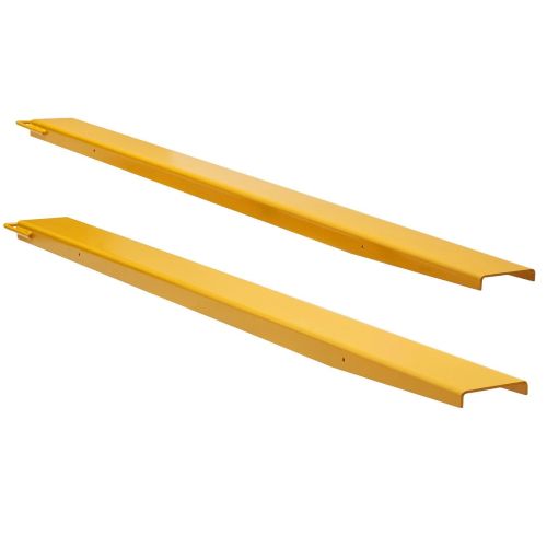 VEVOR Pallet Fork Extensions, 84" Length 4.5" Width, Heavy Duty Carbon Steel Fork Extensions for Forklifts, 1 Pair Forklift Extensions